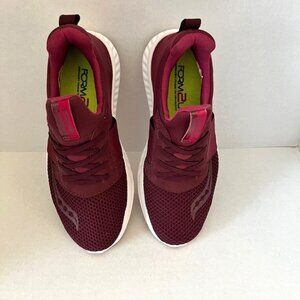 Saucony Burgundy Memory Foam Size 8